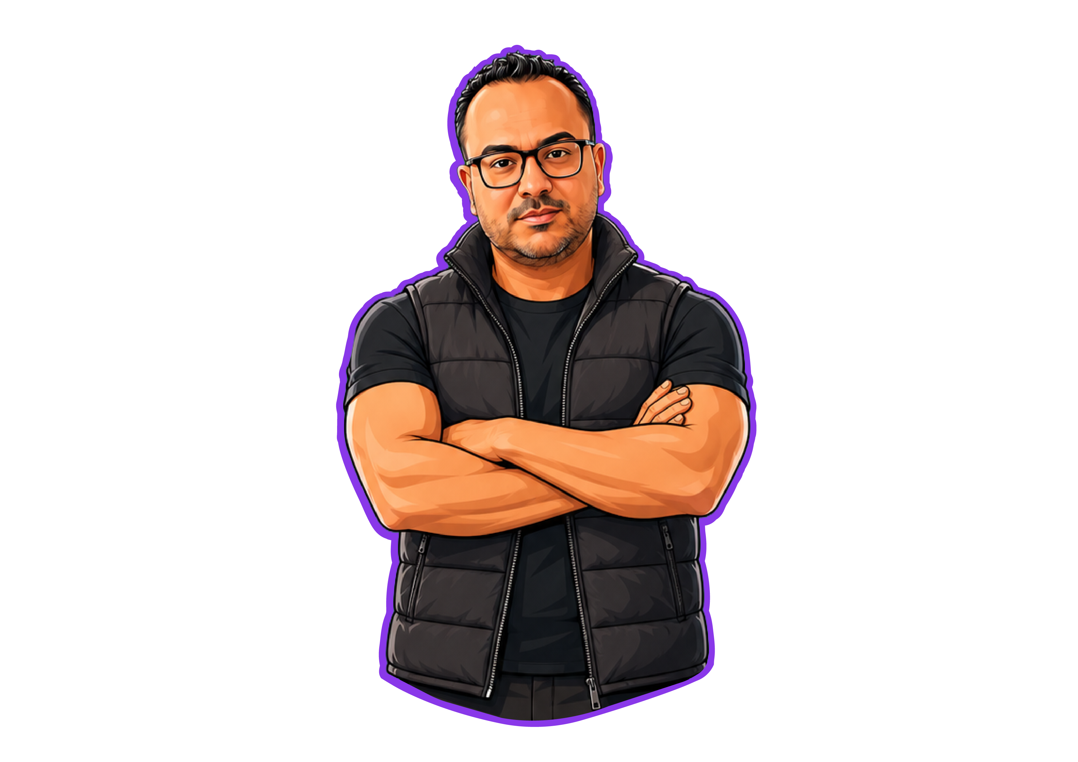 رسم شخصي لرامي حسن